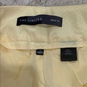 The Limited Drew Fit Yellow Trousers